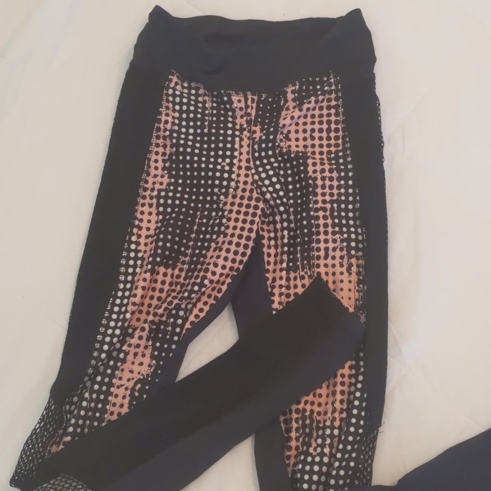 Labellamafia fishnet cut out leggings
